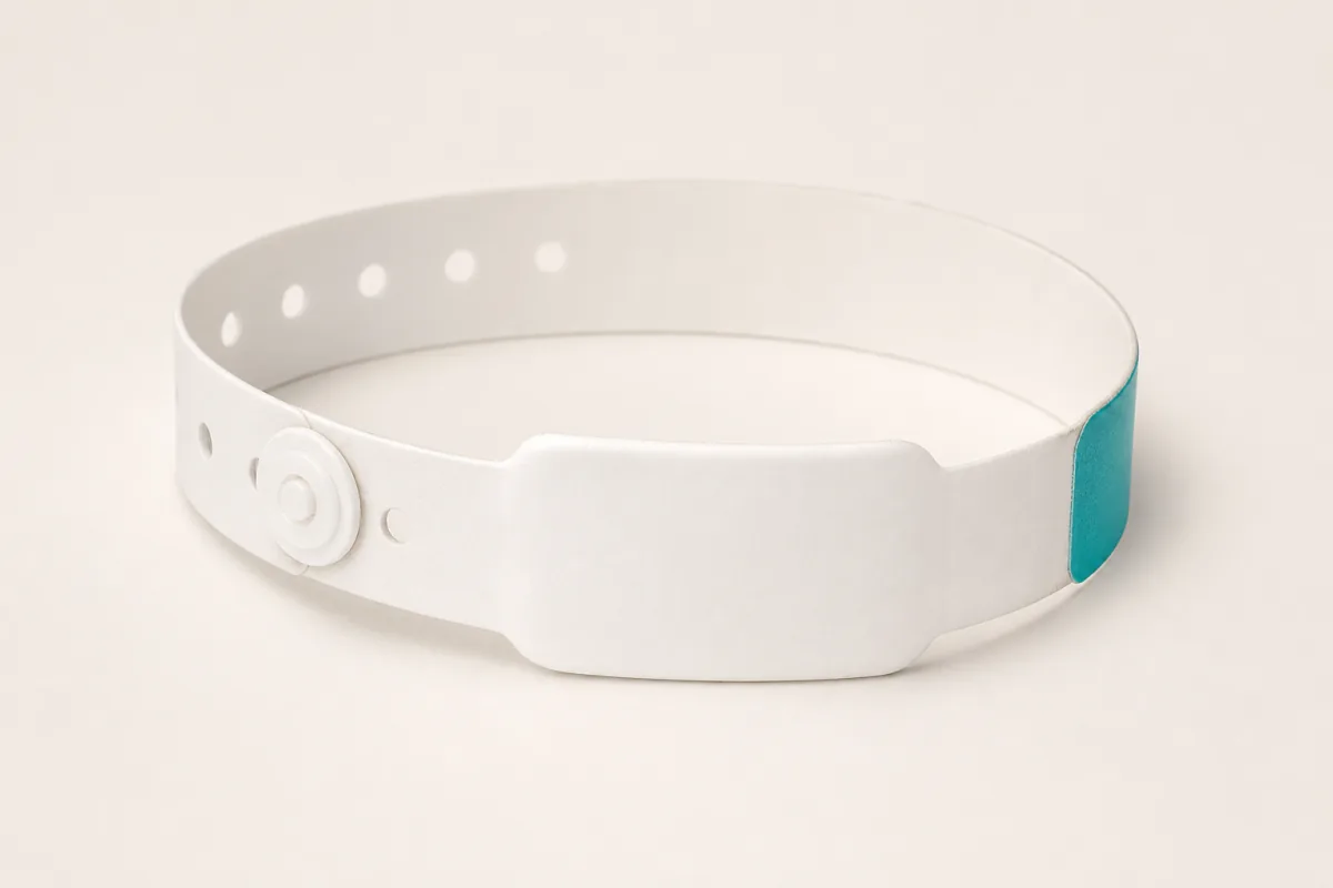 Direct-print thermal RFID wristband