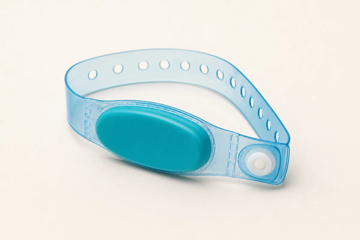Encapsulated vinyl RFID wristband