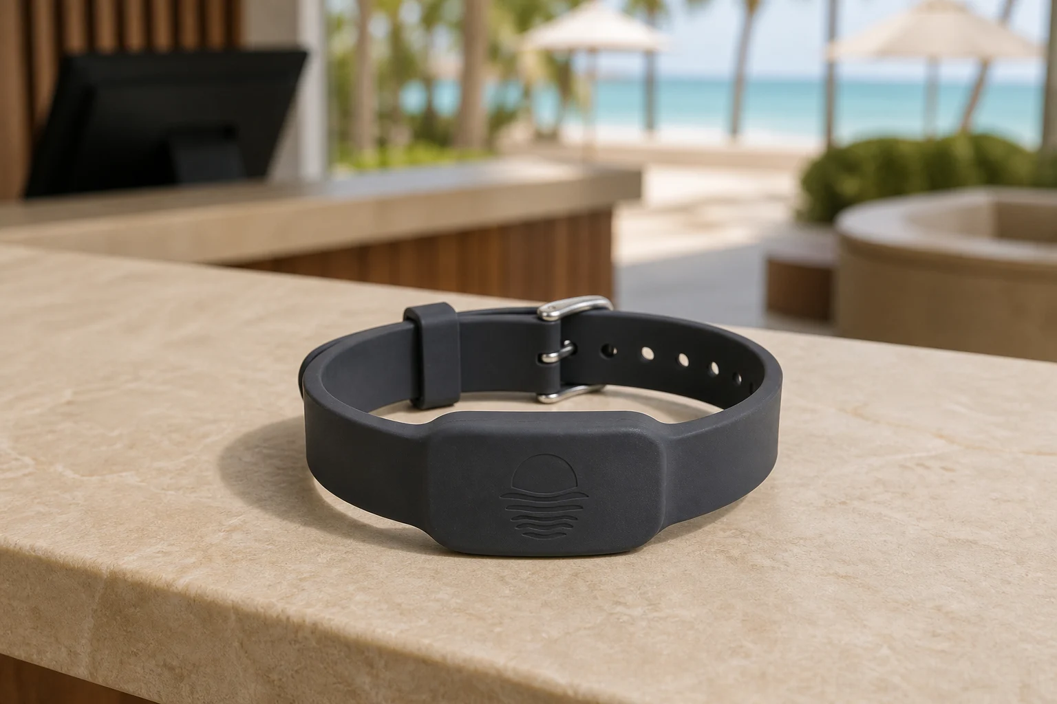 Resort Watchstrap RFID wristband — Graphite Staff colorway