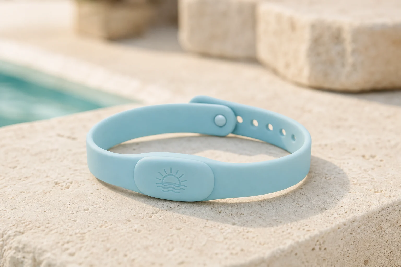Ultra Slim RFID wristband — Mist Blue colorway