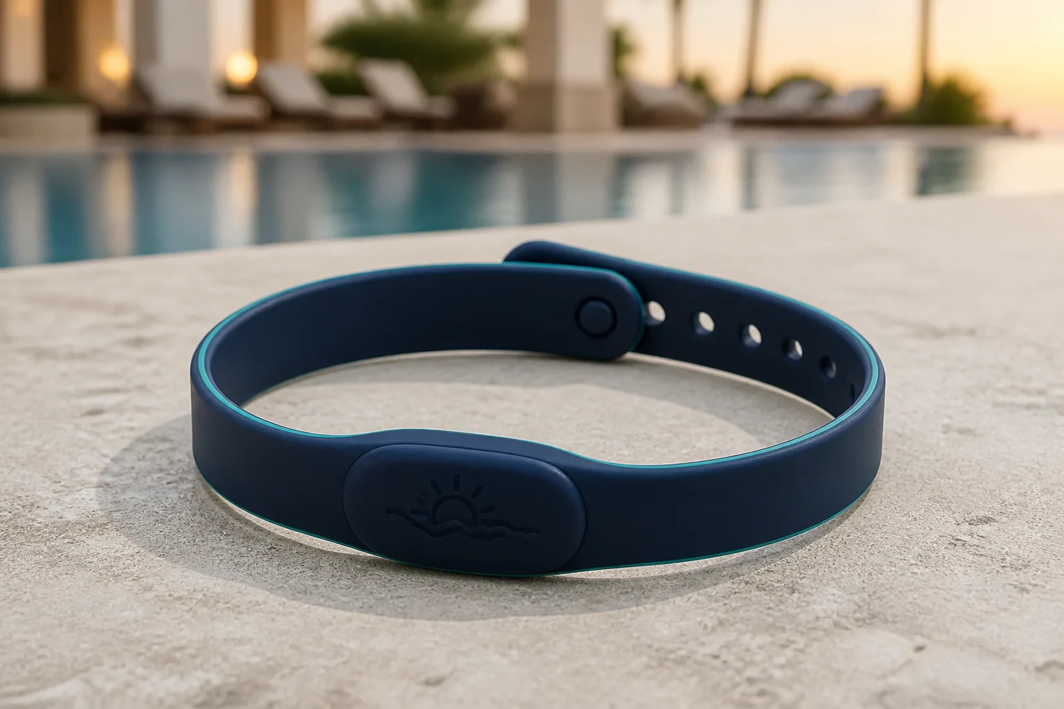 Ultra Slim RFID wristband — Midnight Navy colorway