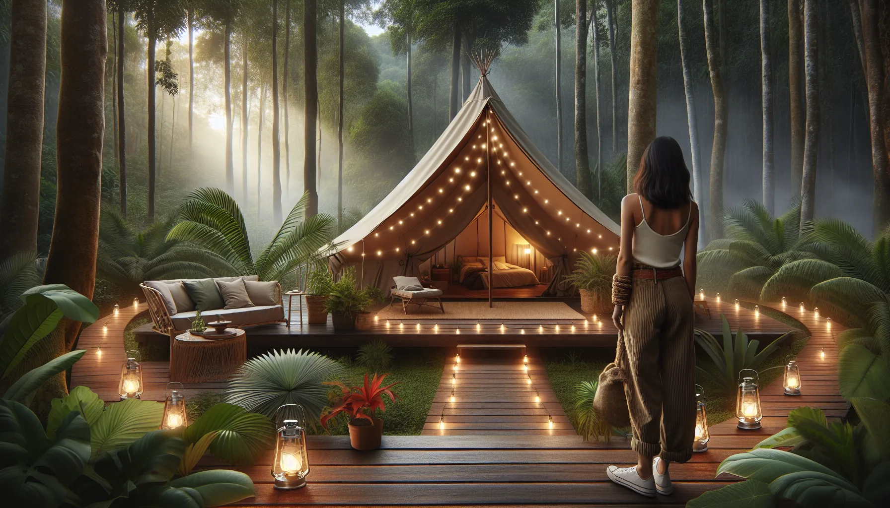 Hemp & Jute RFID Wristbands for Eco-Lodges and Glamping Sites