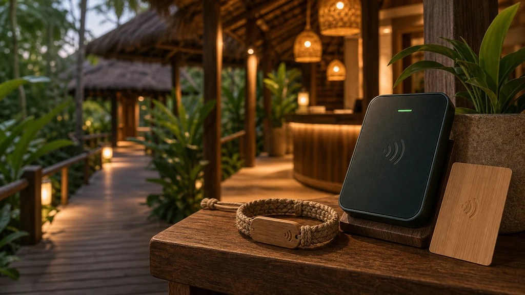 Sustainable RFID access for a tropical eco-tourism operation