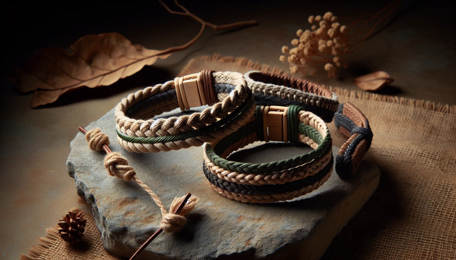 Hemp & Jute RFID Wristbands