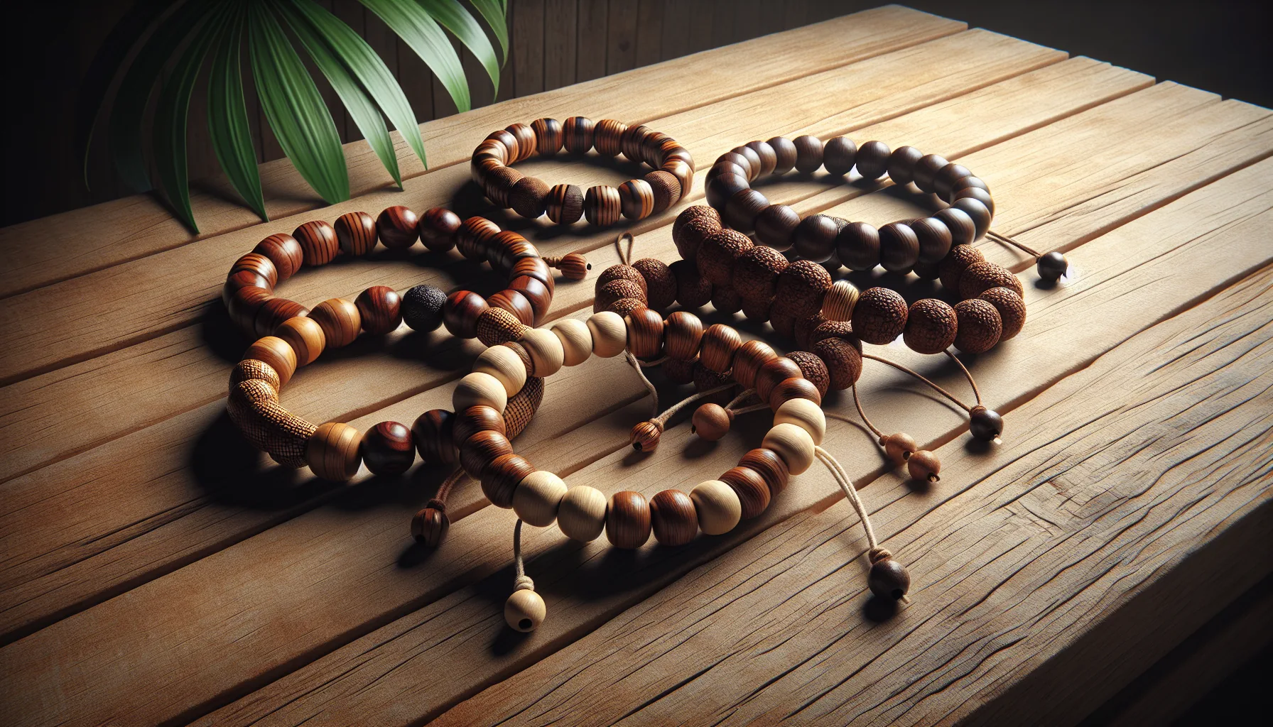 Wood Bead RFID Wristbands